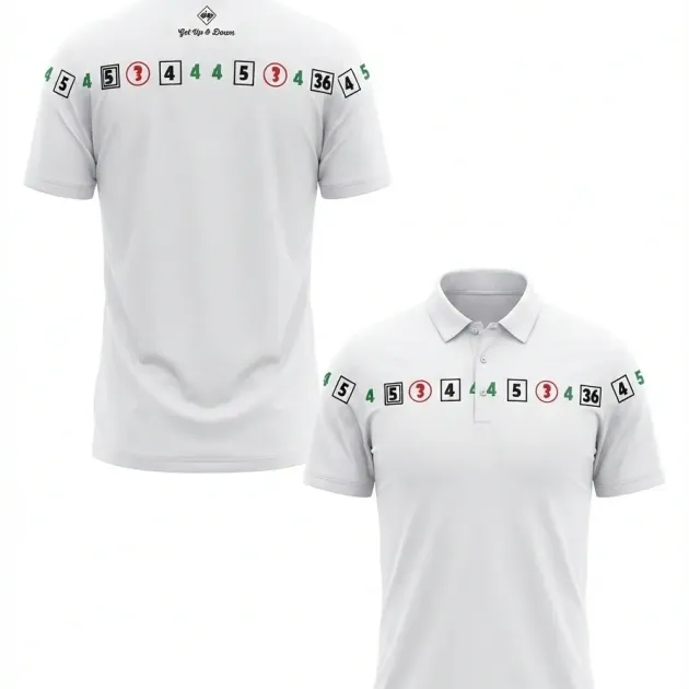 FRONT 9 GOLF SHIRT SIZE LARGE