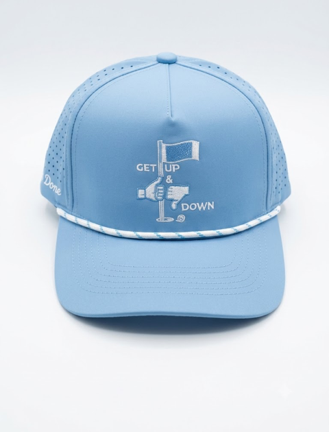GET UP & DOWN CLASSIC ROPE HAT LIGHT BLUE