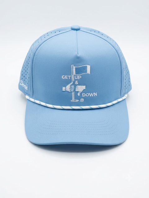 GET UP & DOWN CLASSIC ROPE HAT LIGHT BLUE