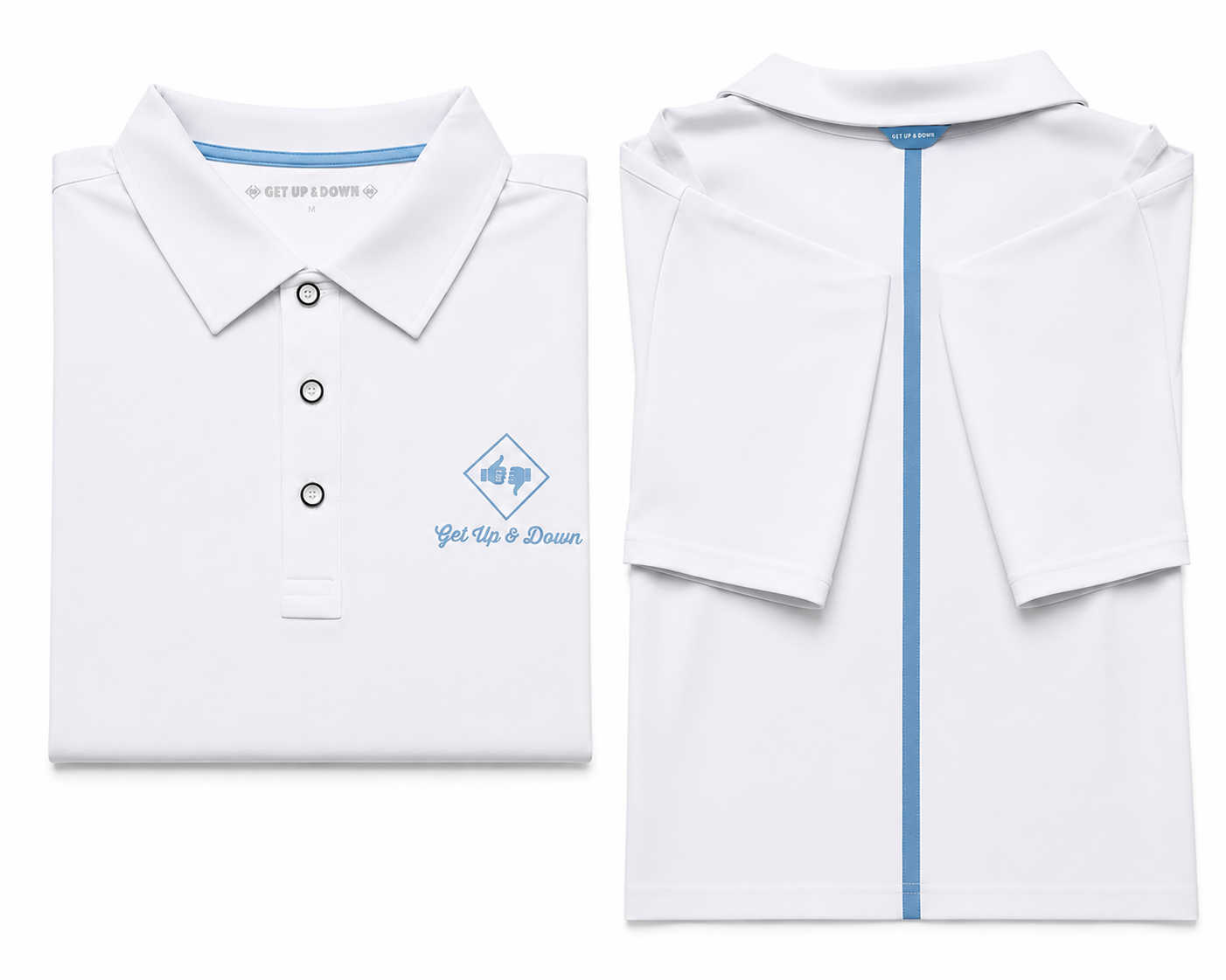 LOCKED GET UP & DOWN GOLF SHIRT - Image 2