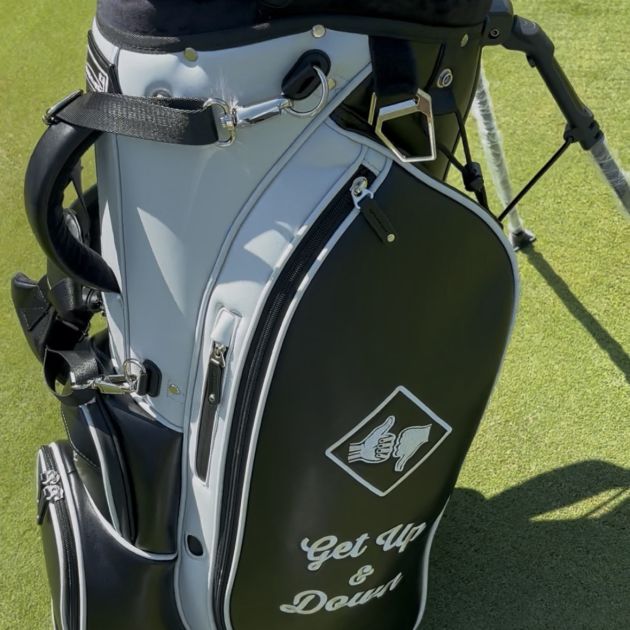 The Get Up & Down Golf Bag Black & Light Gray
