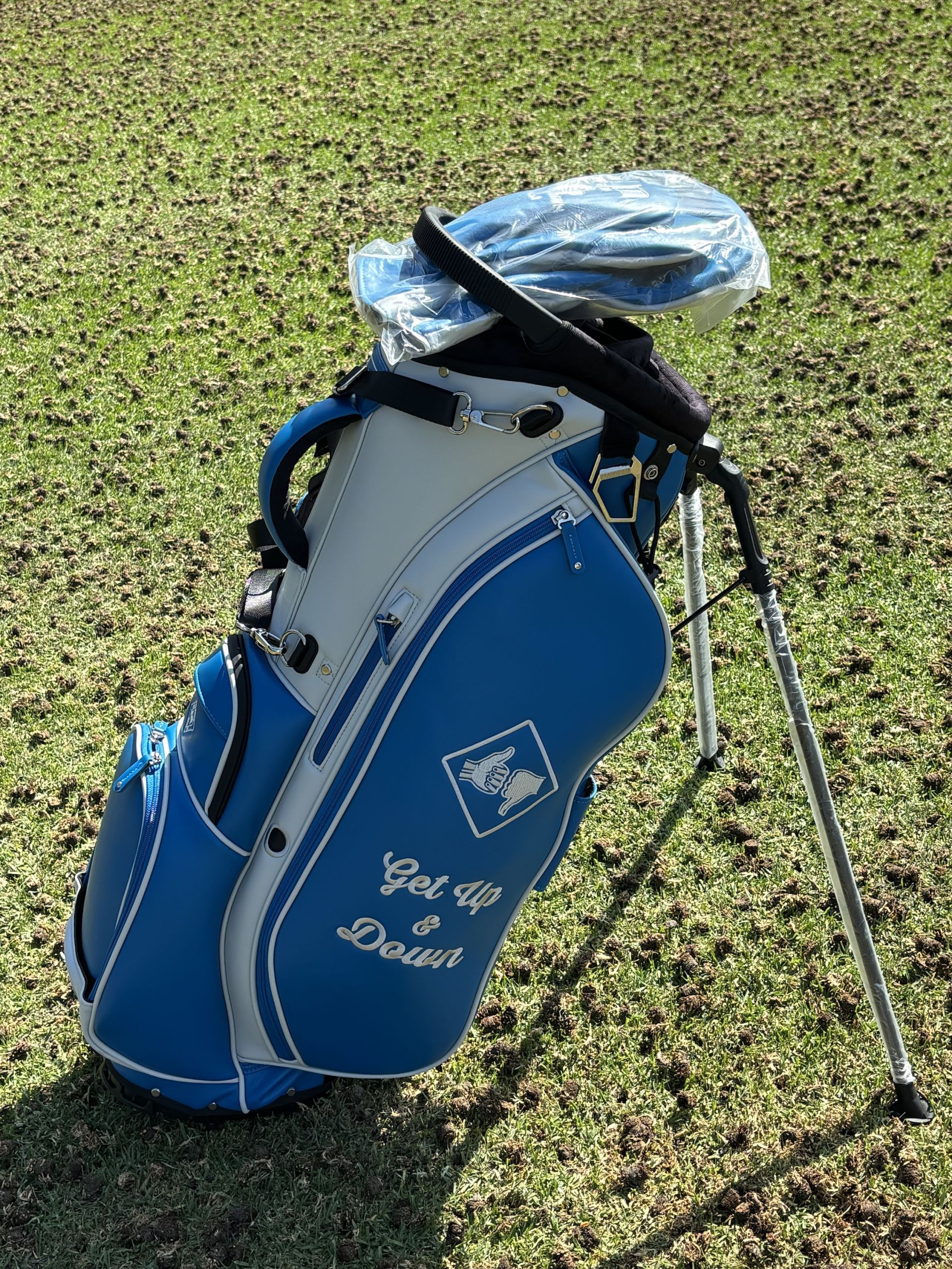 GET UP & DOWN GOLF GOLF BAG Light Blue